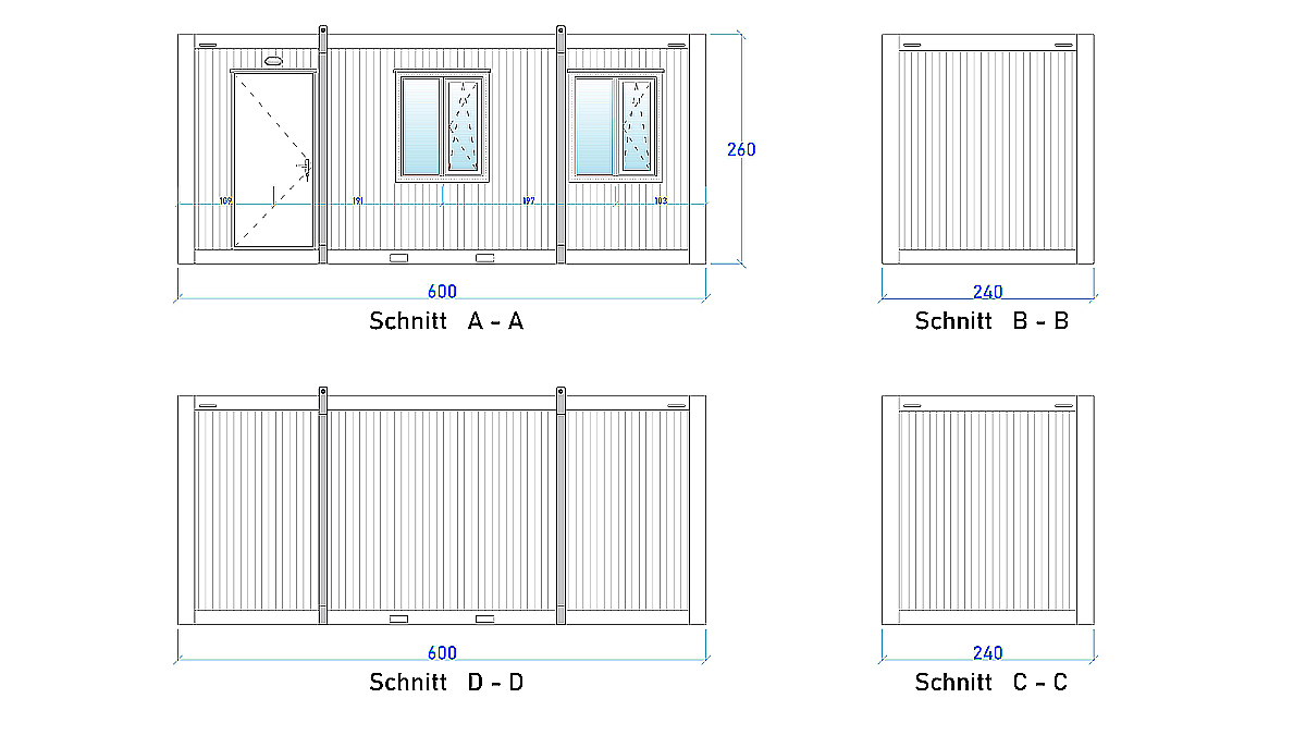 Mining Camp Buildings 40 m2